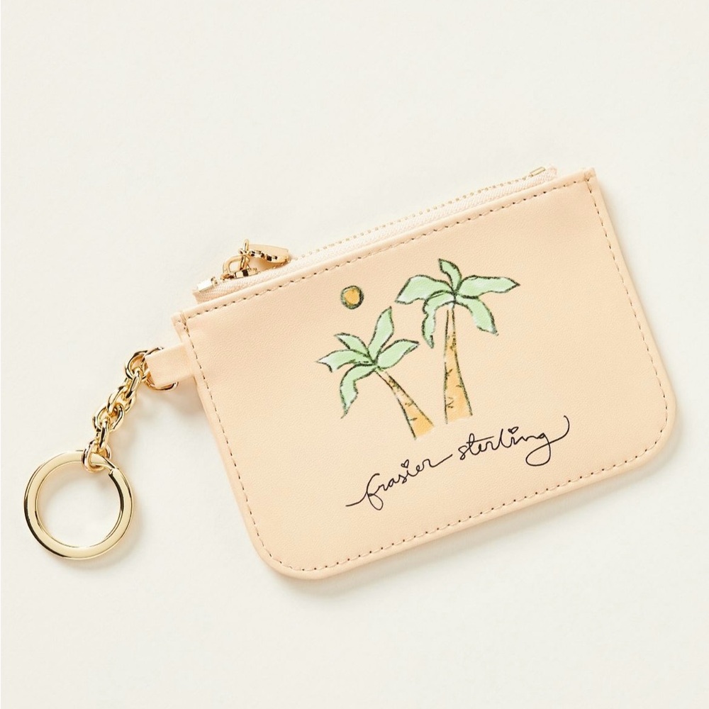 NWT Frasier Sterling x Anthropologie Coin Purse Key Chain